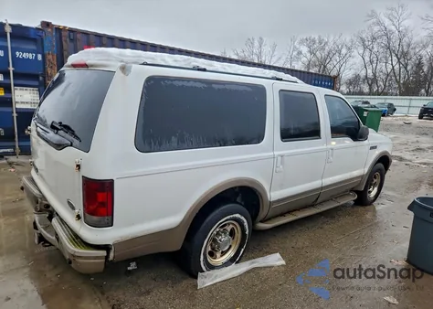2004 Ford Excursion Eddie Bauer z USA, uszkodzony, nr VIN 1FMNU44S94EA00645